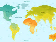 Цікаві факти про материки