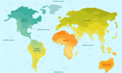 Цікаві факти про материки