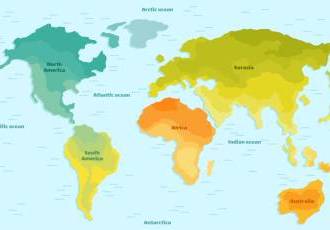 Цікаві факти про материки