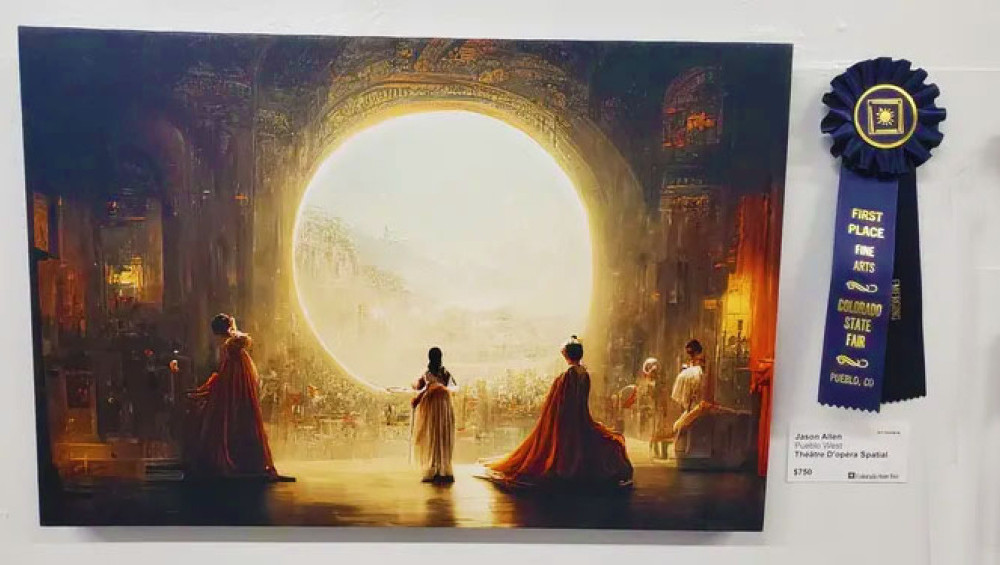 Чоловік посів перше місце на конкурсі мистецтв, створивши картину за допомогою нейромережі