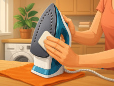 Чим швидко очистити праску від нагару