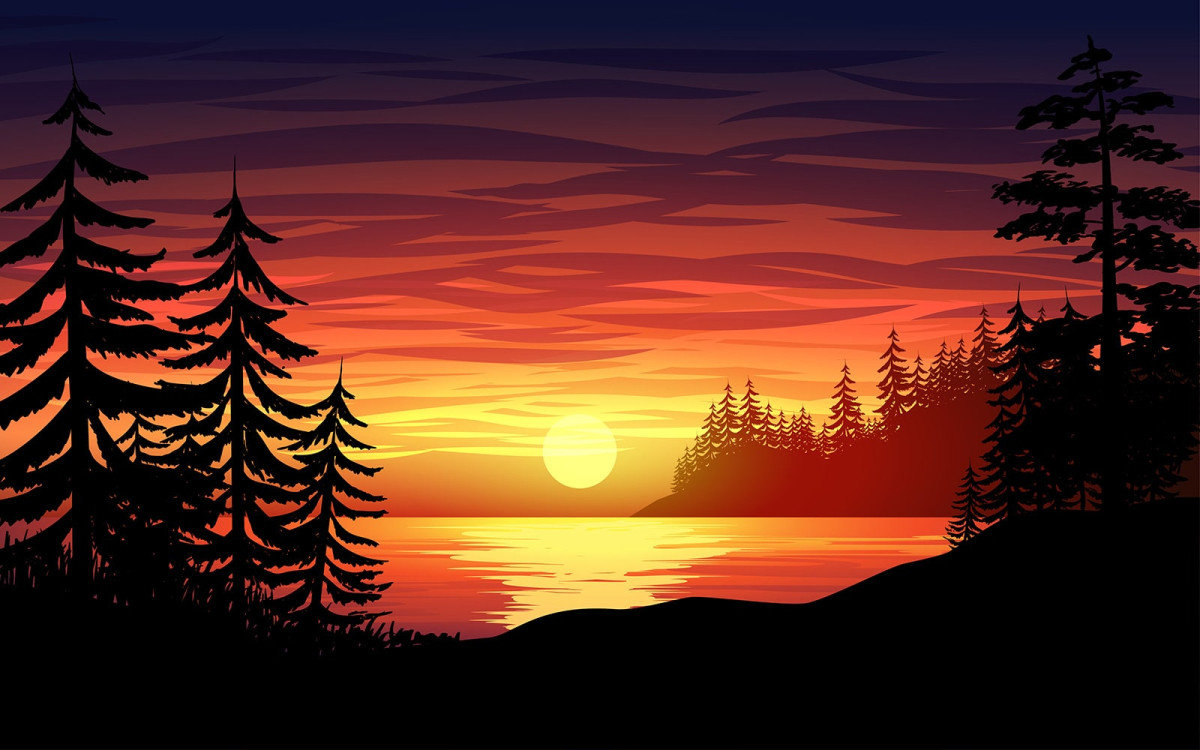 Чому небо буває червоним на заході сонця?