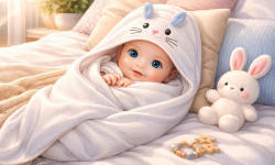 Дитячий рушник з капюшоном: як обрати, які бувають і де вигідно купити оптом