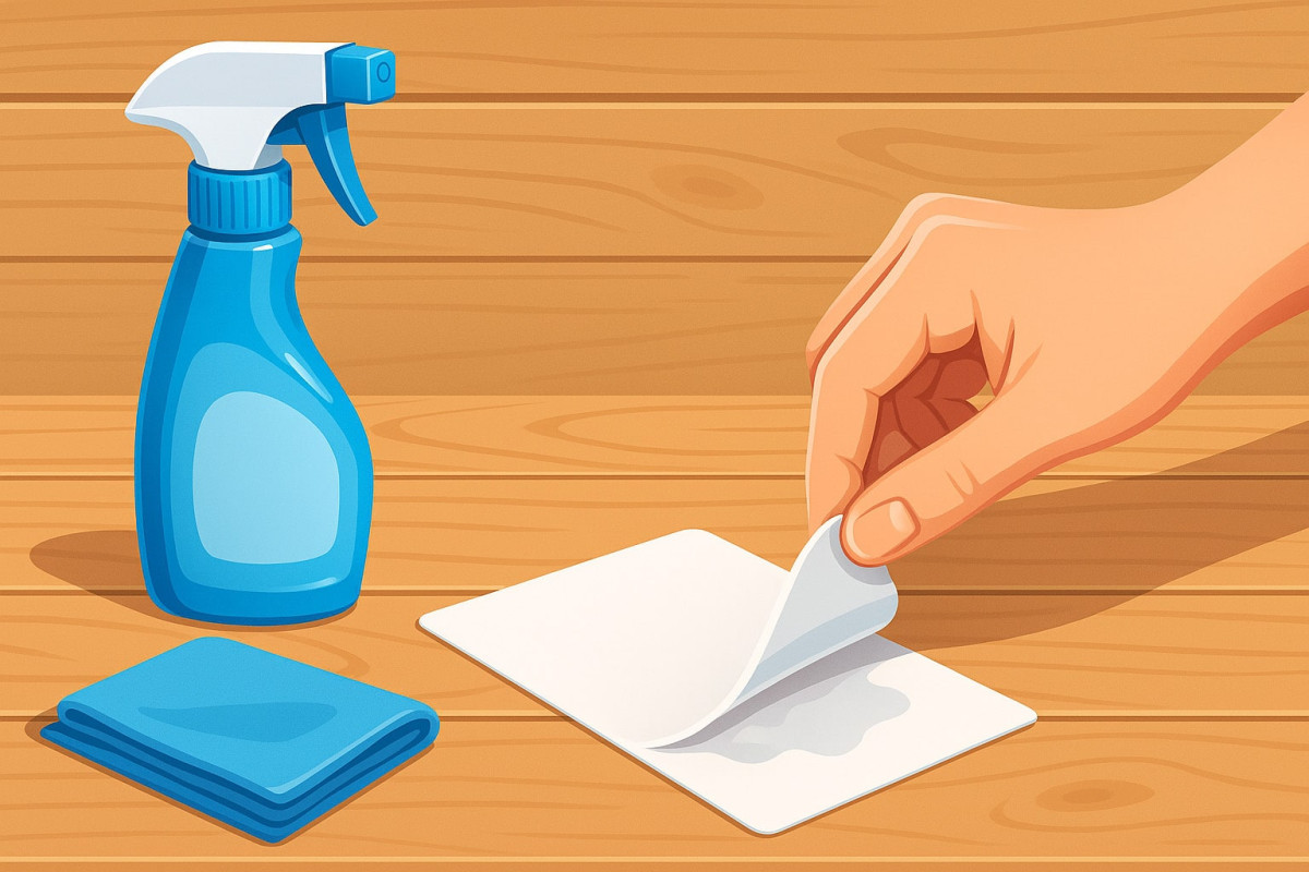 Як безпечно видалити наклейку з поверхні?