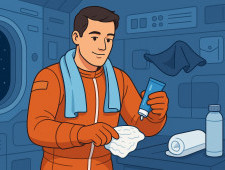 Як космонавти миються в космосі?