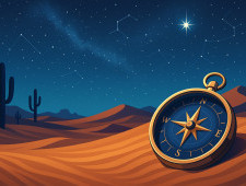 Як працюють зіркові годинники в пустелі?