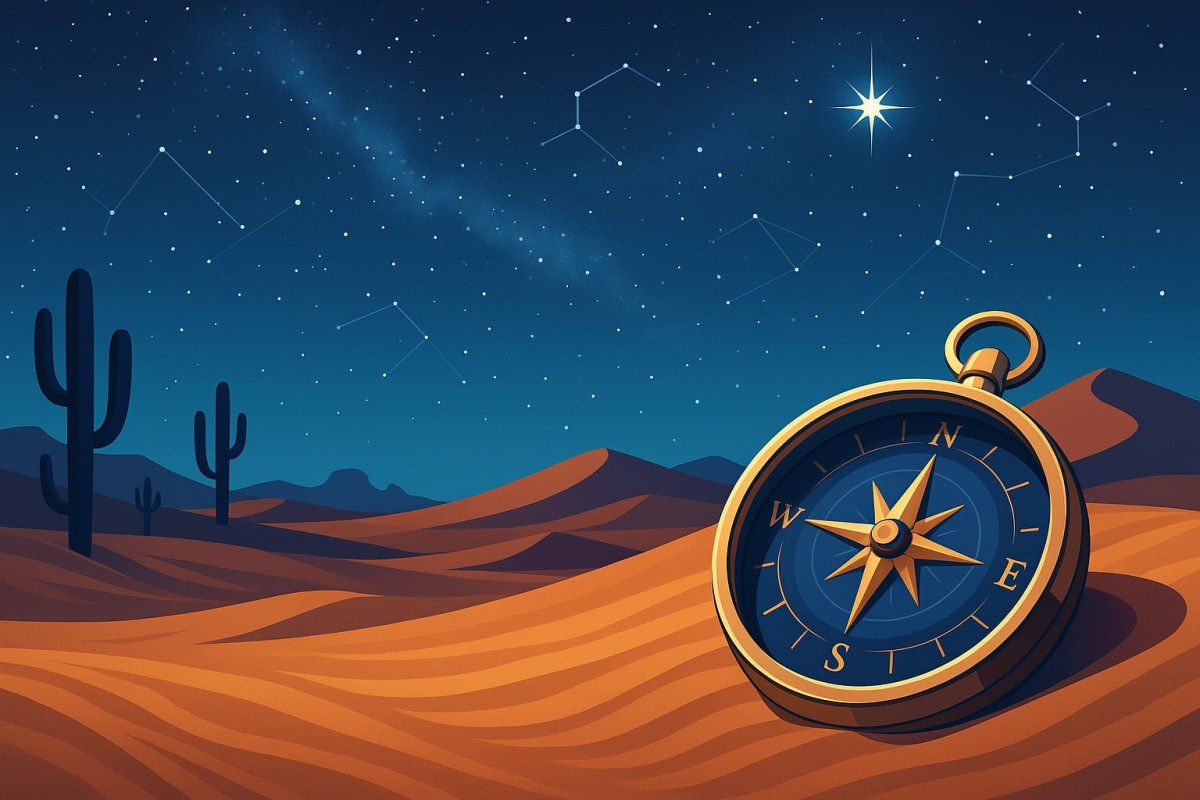 Як працюють зіркові годинники в пустелі?
