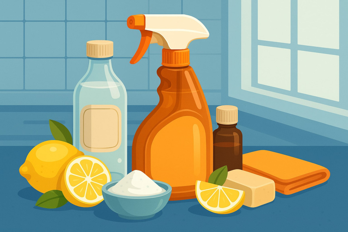 Як зробити натуральний засіб для чищення кухні