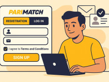 Правила входа и регистрации в Париматч