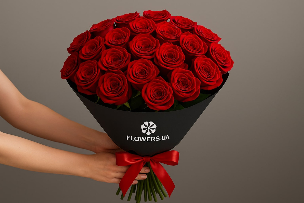 Пристрасть у кожній пелюстці: червоні троянди у букетах Flowers.ua