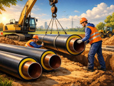 Труби в поліетиленовій оболонці: надійне рішення для теплопостачання